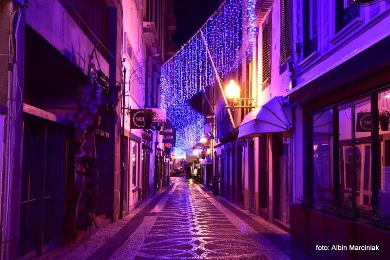 Madeira Portugal Funchal night 25