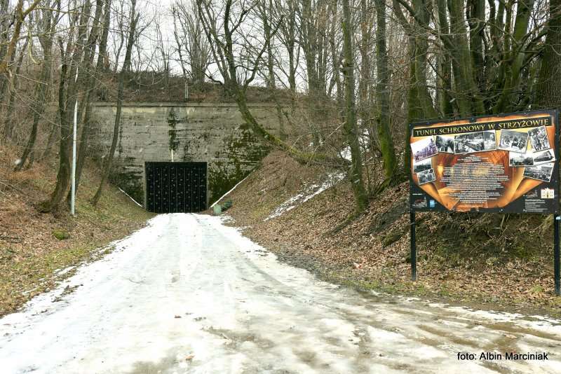 Schron kolejowy Tunel schronowy w Strzyżowie 1