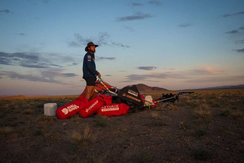 Mateusz Waligóra przeszedł samotnie pustynię Gobi jako pierwszy w historii 1