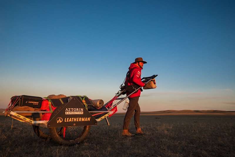 Mateusz Waligóra przeszedł samotnie pustynię Gobi jako pierwszy w historii 4