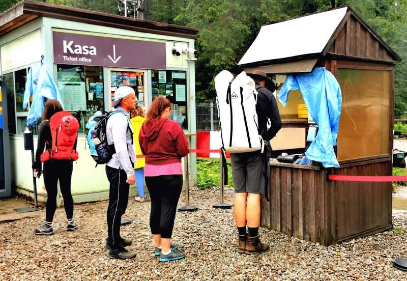 wejście na teren TPN Palenica Białczańska