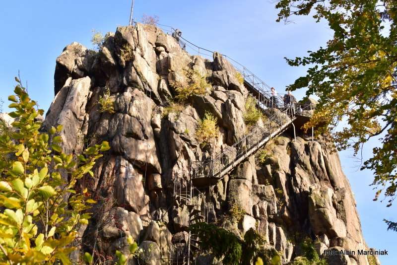 Sokoliki w Rudawach Janowickich na Dolnym Slasku skaly teren wspinaczkowy 22