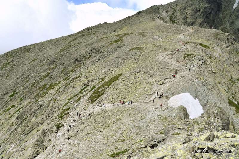 25 Rysy i szlak od strony Slowackiej Tatry Wysokie