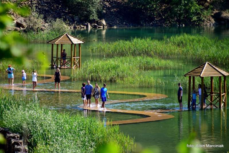 Park Gródek dawny Kamieniołom Polskie Malediwy w Jaworznie 17