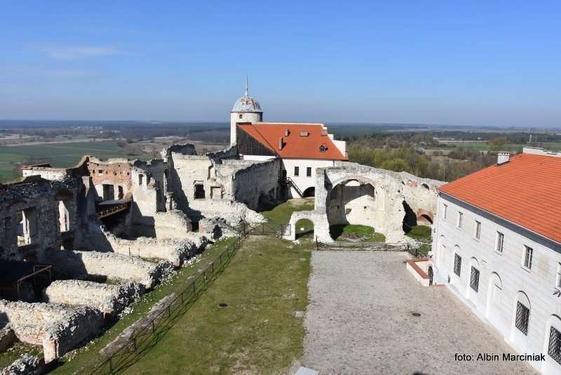 Zamek Janowiec wiosna 2019 foto Albin Marciniak 222