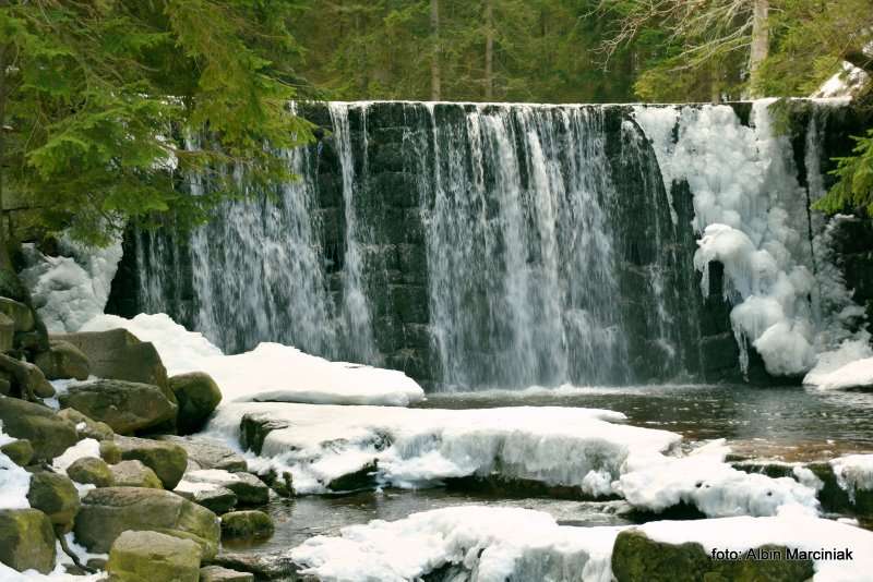 Dziki wodospad na Łomnicy w KARPACZU 10