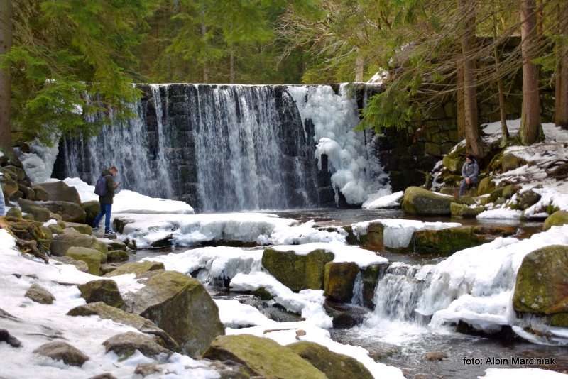 Dziki wodospad na Łomnicy w KARPACZU 3