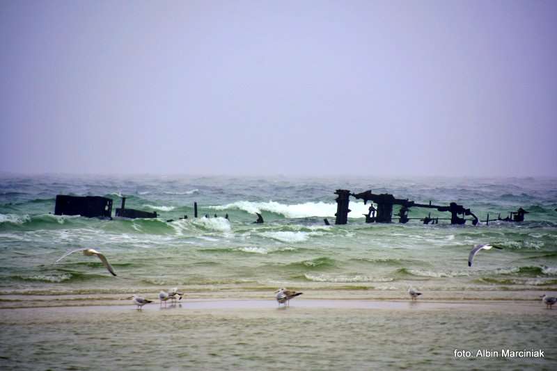 Wrak statku ORP Wicher II oraz ORP Grom II na Helu 1