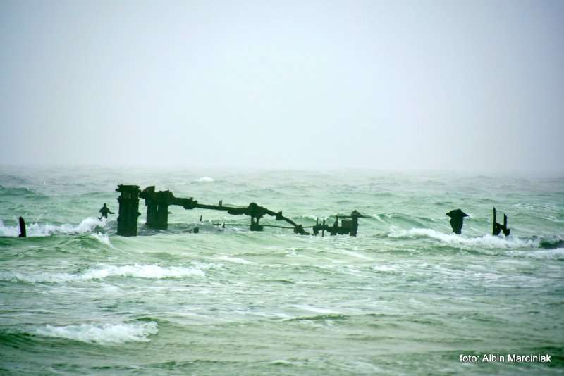 Wrak statku ORP Wicher II oraz ORP Grom II na Helu 14