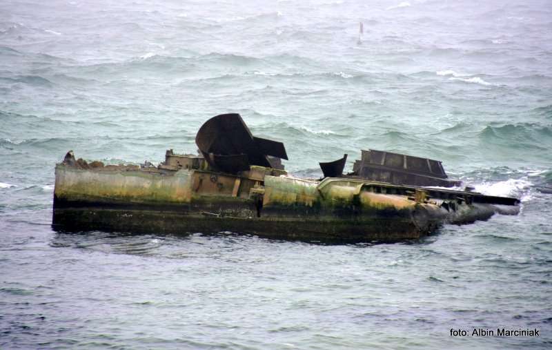 Wrak statku ORP Wicher II oraz ORP Grom II na Helu 20