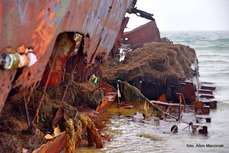 Wrak statku ORP Wicher II oraz ORP Grom II na Helu 8
